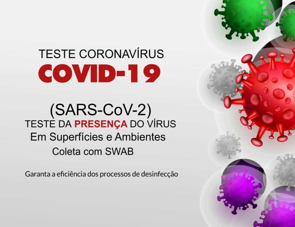 Teste presença do Covid-19 SARS-CoV-2